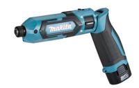 Makita TD022DSE Pen slagschroevendraaier 25Nm 7,2V 1.5Ah in Tas - thumbnail