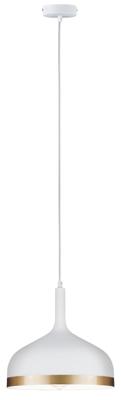 Paulmann Neordic Embla 79628 Hanglamp LED E27 20 W Wit (mat), Goud Paulmann Neordic Embla 79628 Hanglamp LED E27 20 W Wit (mat), Goud