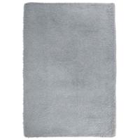 Hoogpolig vloerkleed NAVARRA 120x170 cm polyester lichtgrijs - thumbnail