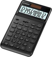 Casio JW-200SC-BK Bureaurekenmachine Zwart Aantal displayposities: 12 werkt op zonne-energie, werkt op batterijen (b x h x d) 109 x 11 x 184 mm - thumbnail