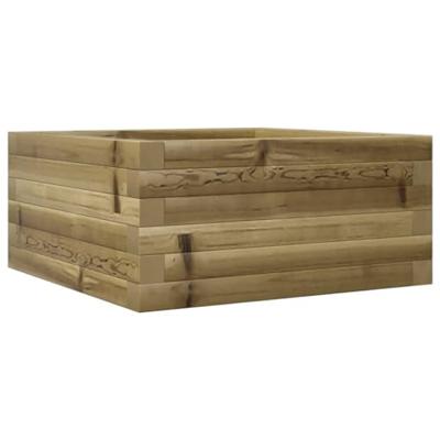VidaXL Plantenbak 50x50x23 cm geïmpregneerd grenenhout