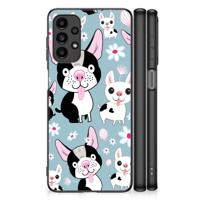 Samsung Galaxy A13 4G Dierenprint Telefoonhoesje Hondjes - thumbnail