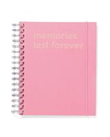 HEMA Fotoboek insteeketui met spiraal 22x17.5 roze - thumbnail