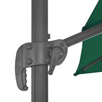Zweefparasol met aluminium paal 300x300 cm groen - thumbnail