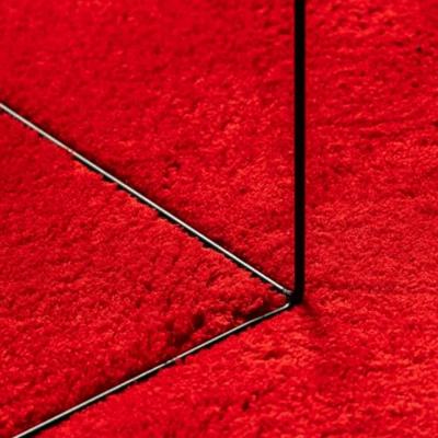 VidaXL Vloerkleed huarte laagpolig zacht wasbaar 240x340 cm rood VidaXL Vloerkleed huarte laagpolig zacht wasbaar 240x340 cm rood