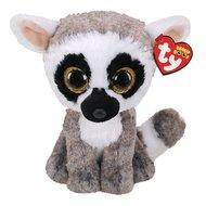 TY Beanie Boos Ringstaartmaki Knuffel Linus 24 cm - thumbnail