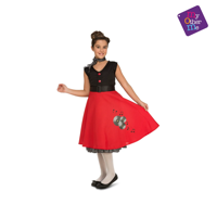 Kostuums voor Kinderen My Other Me Chica Ye-ye 5-6 Jaar Rood - thumbnail