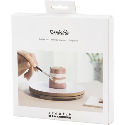 Creativ Company Draaiwiel, h: 2,5 cm, d 17 cm, 1 stuk Creativ Company Draaiwiel, h: 2,5 cm, d 17 cm, 1 stuk