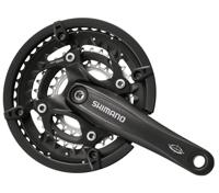 Shimano Crankstel 3 x 10 speed trekking fc-t521 met 175mm crankarm 44-32-24t octalink - zwart - thumbnail