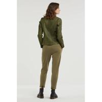 FREEQUENT slim fit broek NANNI-ANKLE-PA groen - thumbnail