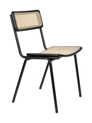 Zuiver Jort stoel black/natural