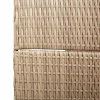 Kamerscherm Beige 147 x 180 cm poly rattan - thumbnail