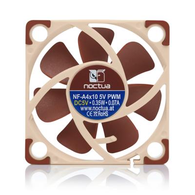 Noctua NF A4x10 5V PWM Computer behuizing Ventilator 4 cm Bruin