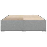 Bedframe zonder matras stof lichtgrijs 180x200 cm - thumbnail