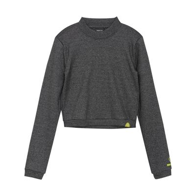 Indian Blue Jeans Winter t-shirt meisjes - zwart - longsleeve/cropped/metallic