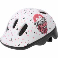 Polisport kinderhelm hoggy. maat: xxs (44/48 cm), kleur: wit/roze mat - thumbnail