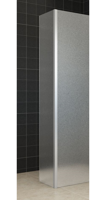 Zijwand Wiesbaden met Hoekprofiel 35x200 10mm NANO Geheel Mat Glas - thumbnail
