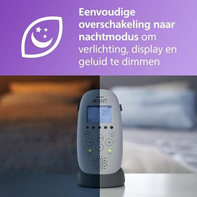 Philips AVENT 100% privé, DECT-babyfoon zonder interferentie Philips AVENT 100% privé, DECT-babyfoon zonder interferentie