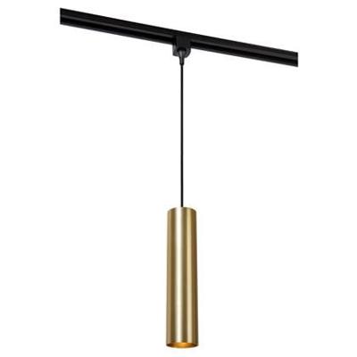 Lucide TRACK FLORIS Hanglamp - 1-fase Railsysteem / Railverlichting - 1xGU10 - Mat Goud / Messing (Uitbreiding) Lucide TRACK FLORIS Hanglamp - 1-fase Railsysteem / Railverlichting - 1xGU10 - Mat Goud / Messing (Uitbreiding)