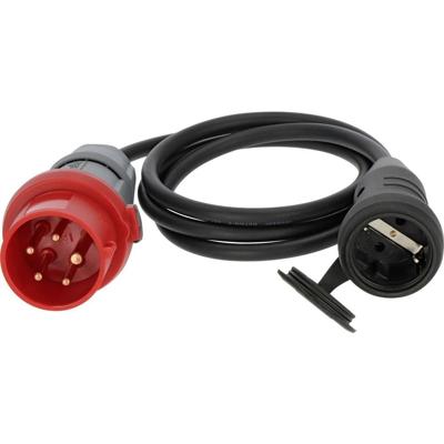 Brennenstuhl Adapterkabel CEE IP44 1,5m zwart H07RN-F 3G1,5 CEE-stekker 400V/16A - 1132960