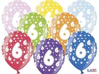 Verjaardag Ballonnen 6 Jaar Metallic Mix - thumbnail