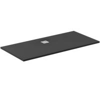 Ideal Standard Douchebak Ultra Flat Solid Rechthoek ZwartAntraciet - 170x70x3 cm - thumbnail