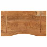 Bureaublad rechthoekig 80x50x2,5 cm massief acaciahout - thumbnail