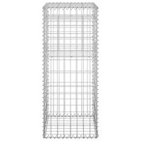 Schanskorf paal 40x40x100 cm ijzer - thumbnail
