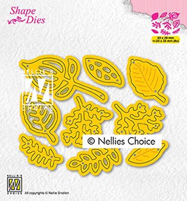 Nellie's Choice • shape dies bladeren 9st.