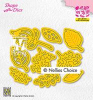 Nellie's Choice • shape dies bladeren 9st. - thumbnail