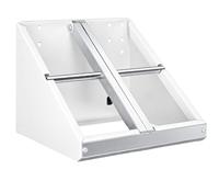 Bott Schuurpapierrolhouder | B315xD295xH250 mm | rolbreedte max. 120 mm | rol d. max. 260 mm | 1 stuk - 14022040.16V 14022040.16V - thumbnail