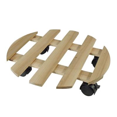 Planttrolley vurenhout FSC naturel H7,4 x 35 cm - Nature