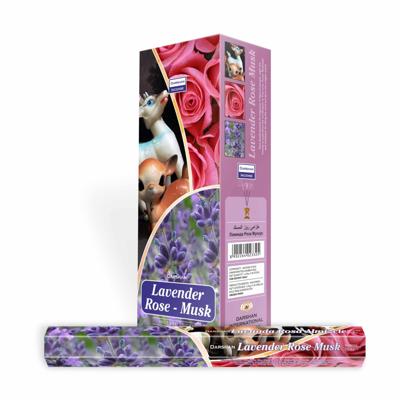 Darshan Wierook Lavender Rose Musk (6 pakjes) Darshan Wierook Lavender Rose Musk (6 pakjes)