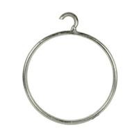 Hanger cirkel zilverkleurig 43 cm | 2 stuks - thumbnail
