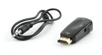 HDMI naar VGA adapter met audio, Blister verpakking - thumbnail