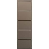 Kare Design Caruso Schoenenkast 5 laden taupe - thumbnail