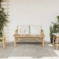 Salontafel Bruin 110 x 50 x 43 cm Bamboe - thumbnail