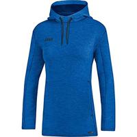 JAKO 6729D Sweater Met Kap Premium Basics Dames - Royal Gemeleerd - 36 - thumbnail