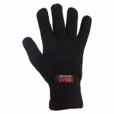 Heatkeeper Thermo Handschoenen Dames Chenille Zwart Heatkeeper Thermo Handschoenen Dames Chenille Zwart