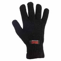 Heatkeeper Thermo Handschoenen Dames Chenille Zwart - thumbnail