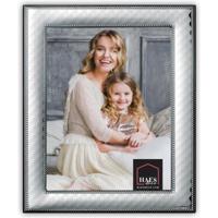 Haes Deco Verzilverde Fotolijst Ancona voor een foto van 13x18 cm - Fraai Verzilverd met luxe Houten achterzijde en standaard om neer te zetten - thumbnail