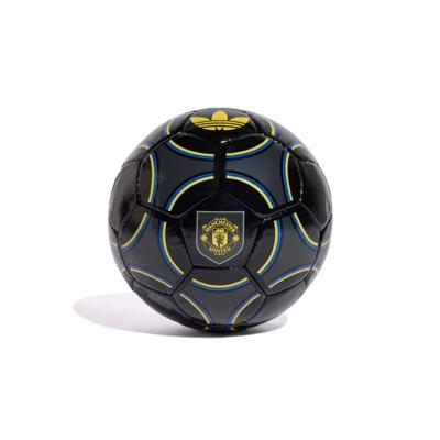 adidas Manchester United Mini Voetbal Maat 1 Zwart Geel Blauw adidas Manchester United Mini Voetbal Maat 1 Zwart Geel Blauw