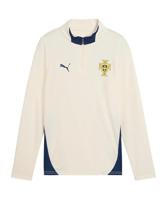 PUMA Portugal Trainingstrui 1/4-Zip 2025-2026 Kids Gebroken Wit Donkerblauw - thumbnail