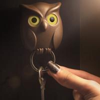 Nachtuil Sleutelhouder - Bruin - thumbnail