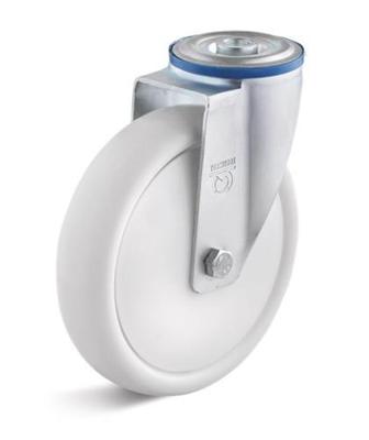 Torwegge Zwenkwiel polypropyleen ø125 kunststof / boutbevestiging