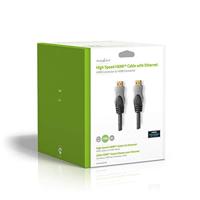 High Speed HDMI-Kabel met Ethernet | HDMI-Connector - HDMI-Connector | 0,75 m | Antraciet - thumbnail