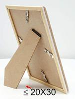 Deknudt Fotokader in houtkleur met wit biesje en passe-partout 10x15 S46WG4 - thumbnail