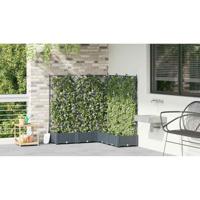 Tuin Bloempot 5 pcs Licht Grijs 120 x 120 x 125,5 cm Staal - thumbnail