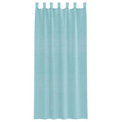Gordijnen voile met lussen 2 st 140x245 cm turkoois