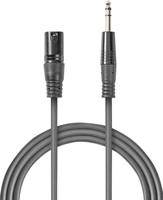 Nedis Gebalanceerde Audiokabel | XLR 3-Pins Male naar 6,35 mm Male | 3 m | 1 stuks - COTH15100GY30 COTH15100GY30 - thumbnail